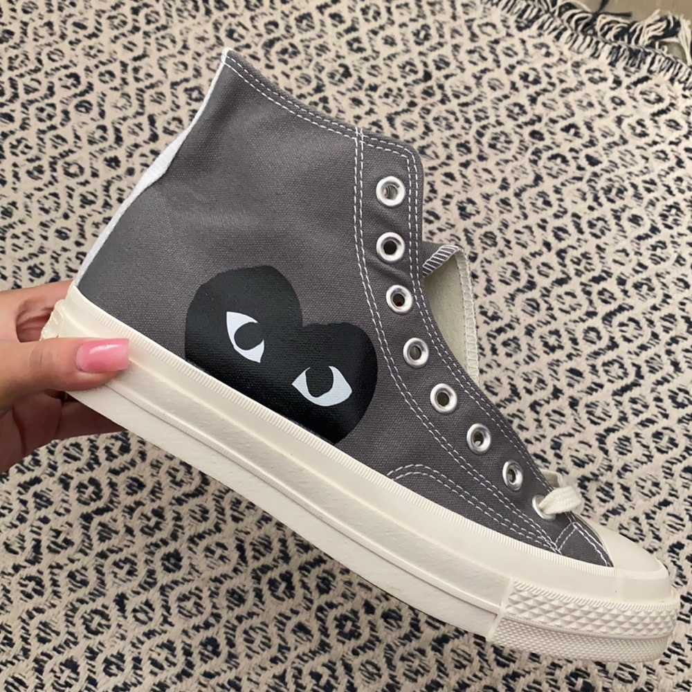 CDG grey converses